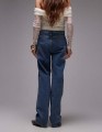 Niebieskie proste jeansy (42)