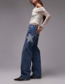 Niebieskie proste jeansy (42)