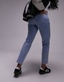 Niebieskie proste jeansy (32/32)