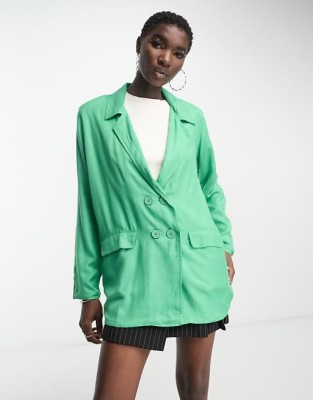 Zielona marynarka oversize (40)