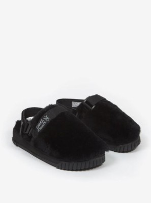 Czarne ocieplane chodaki (38/39)