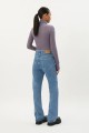 Niebieskie proste jeansy (40/30)