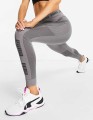 Szare logowane legginsy (XS)