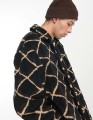 Wzorzysty płaszcz guziki (XXS)