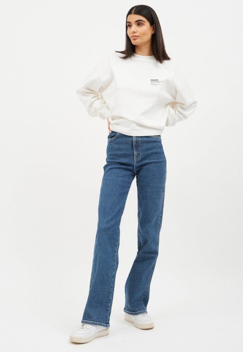 Proste niebieskie jeansy (S)