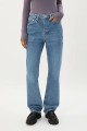 Niebieskie proste jeansy (42/30)