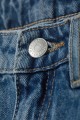 Niebieskie proste jeansy (42/30)