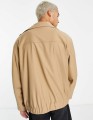 Jasnobrązowa kurtka oversize (L)