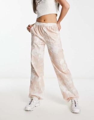 Dwukolorowe spodnie bojówki (38)