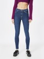 Ciemnoniebieskie jeansy skinny (XS)