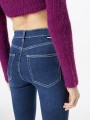Ciemnoniebieskie jeansy skinny (XS)