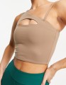 Brązowy top cut out (36)