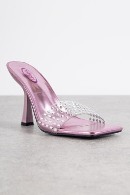 Zdobione klapki obcas (36)