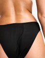 Czarne gładkie figi bikini (44)