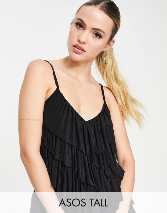 ASOS Tall ASOS DESIGN Tall co-ord ruffle cami_yythk.png