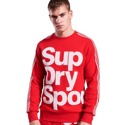 Czerwona bluza bez kaptura (S)