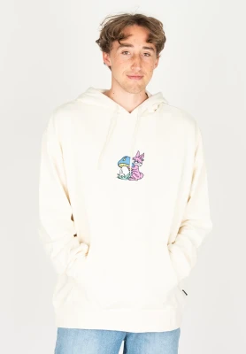 Luźna bluza ecru haft (XL)