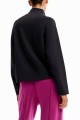 Czarna bluza oversize zamek (L)