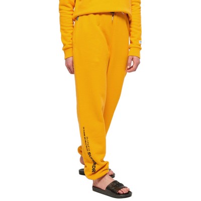 Żółte spodnie dresowe logo (42)
