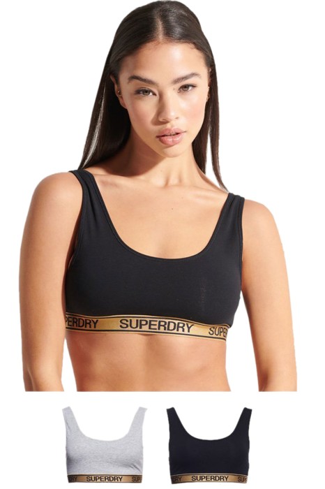 Logowane dwukolorowe staniki 2pack (38)