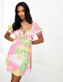Miss Selfridge Petite milkmaid frill detail mini te.jpg