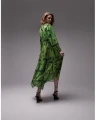 topshop-Green-Gathered-Channel-Waisted-Hanky-Hem-Printed-Midi-Dress.webp
