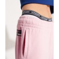 Różowe spodnie dresowe logo (36)