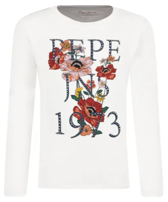 Biały t-shirt nadruk (8L)