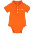 Pomarańczowe body guziki  (6M)