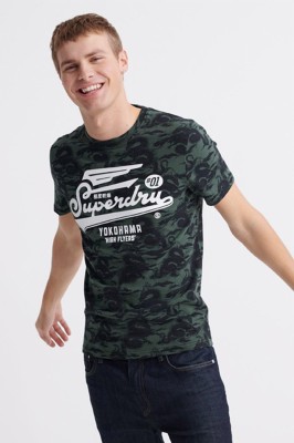 Wzorzysty t-shirt logo (S)