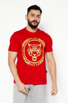 Czerwony logowany t-shirt (2XL)