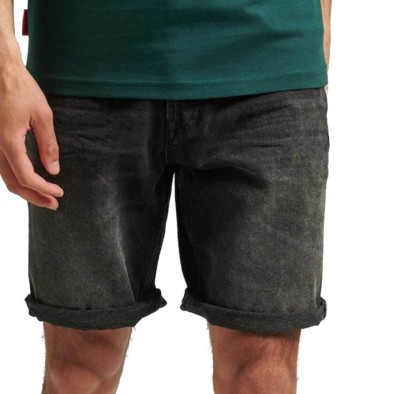 Czarne szorty jeansowe (30)