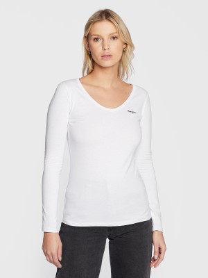 Biały t-shirt logo (S)