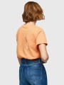 Pomarańczowy t-shirt haft (S)