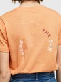 Pomarańczowy t-shirt haft (S)