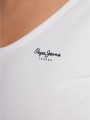 Biały t-shirt logo (XS)
