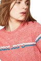 Melanżowy t-shirt krótki rękaw (M)