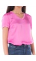 Różowy satynowy t-shirt (38)