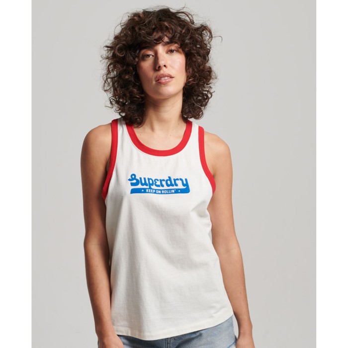 Śmietanowy logowany top (40)