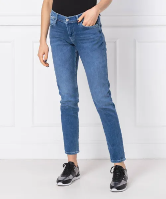 Niebieskie jeansy nogawka 7/8 (29/30)