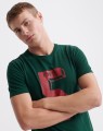 Zielony t-shirt krótki rękaw (S)