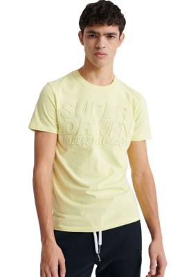 Żółty t-shirt logo (XS)