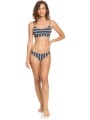 Granatowe figi bikini paski (S)