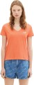 Koralowy t-shirt nadruk (L)