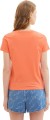 Koralowy t-shirt nadruk (L)