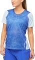 Niebieski t-shirt wzór (S)