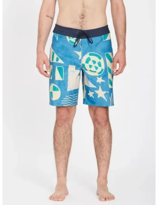 Niebieskie boardshorty wzór (32)