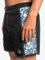 Czarne boardshorty nadruk (32)