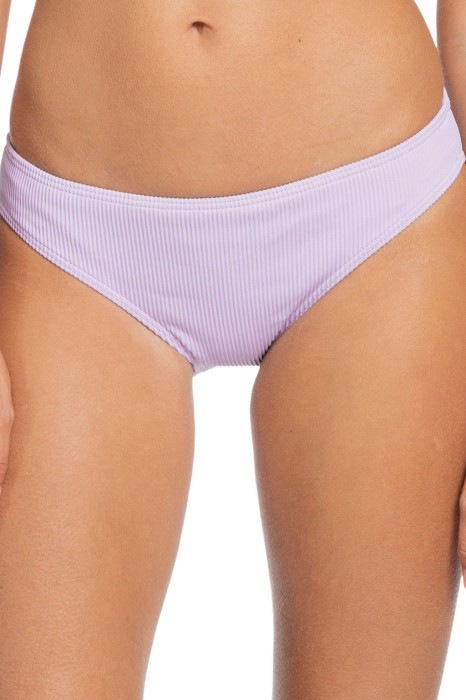 Fioletowe prążkowane figi bikini (S)