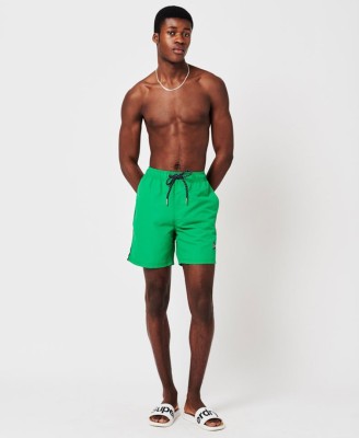 Zielone kąpielowe spodenki (S)